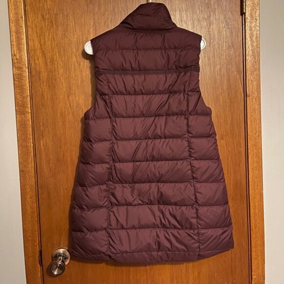 Athleta Burgundy Responsible Down CYA Puffer Vest - Picture 9 of 10